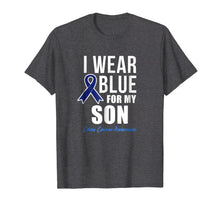 Load image into Gallery viewer, Colon Cancer Shirt I Wear Blue for My Son for Women Men