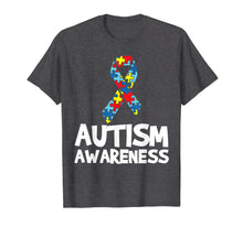 Load image into Gallery viewer, Autism Awareness T Shirt Puzzle Ribbon Family Tee Shirt