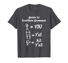 Load image into Gallery viewer, Guide to Southern Grammar Y'all Redneck Country TShirts