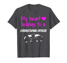 Load image into Gallery viewer, Correctional Officer Wife T Shirt Corrections Girlfriend Tee