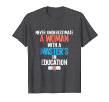 Load image into Gallery viewer, Funny Masters in Education Degree Graduation Gift Women MeD