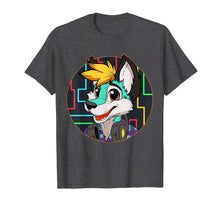 Load image into Gallery viewer, Djing Dj Fox Furry tshirt Furries Tail Ears Cosplay Shirt