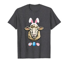 Load image into Gallery viewer, Funny Easter Sheep With Bunny Ears And Eggs T Shirt