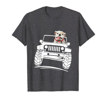 Load image into Gallery viewer, Bulldog Driving Jeep T-Shirt OffRoad Lovers Gift
