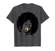 Load image into Gallery viewer, Black Girl Magic T-Shirt Lips Natural Afro Diva Melanin