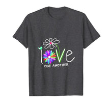 Load image into Gallery viewer, Hippie Daisy Flower Bird Love One Another T-Shirt