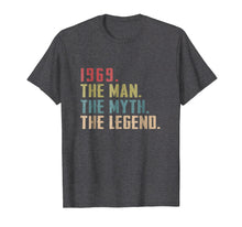 Load image into Gallery viewer, Mens 1969 The Man Myth The Legend 50th Birthday Gift T-Shirt