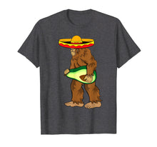 Load image into Gallery viewer, Bigfoot Carrying avocado shirts Cinco de Mayo Sasquatch men