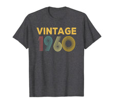 Load image into Gallery viewer, 59th Birthday Gift Vintage 1960 T-Shirt Classic Men Women