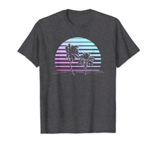 Load image into Gallery viewer, Pastel Goth California Sunset Tshirt - Aesthetic Palm Tree