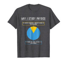 Load image into Gallery viewer, Funny Why I Study Physics Lightsaber Science Lover T Shirt