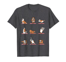 Load image into Gallery viewer, English Bulldog Yoga Puppy Yoga Poses and Meditation T-Shirt