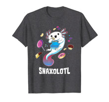 Load image into Gallery viewer, Snaxolotl T-Shirt Funny Kawaii Axolotl Shirt Food Lover Gift