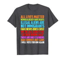 Load image into Gallery viewer, All Lives Matter Women Already Have Right Rights Shirt