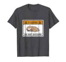 Load image into Gallery viewer, Funny Pajama Shirt Do Not Disturb - Sloth Pajamas PJ Shirts