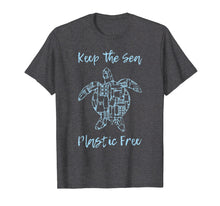 Load image into Gallery viewer, Save Sea Turtle T-Shirt Eco Friendly Anti Plastic Pollution