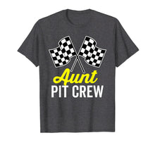 Load image into Gallery viewer, Aunt Pit Crew Shirt for Racing Party Costume (Dark)