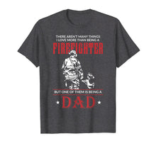 Load image into Gallery viewer, Mens Firefighter Dad & Son T Shirt Daddy Father's Day Christmas