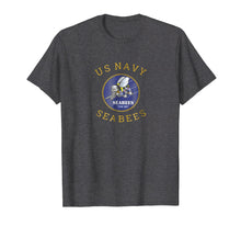 Load image into Gallery viewer, Navy Seabees Shirt US Military T Shirt