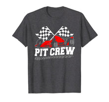 Load image into Gallery viewer, Pit Crew Car Racing Checkered Flag T-Shirt