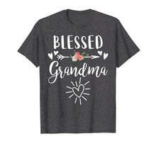 Load image into Gallery viewer, Blessed Grandma T-Shirt with floral, heart Mother's Day Gift