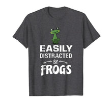 Load image into Gallery viewer, Easily Distracted By Frogs T-Shirt Funny Frog Lovers Gift