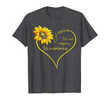 Load image into Gallery viewer, Jesus It's Not A Religion It's A Relationship Sunflower Tee