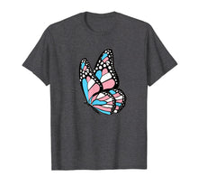 Load image into Gallery viewer, Transgender butterfly Symbol T-Shirt - Trans Pride LGBT Tee