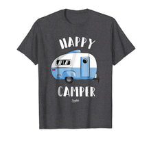 Load image into Gallery viewer, Happy Camper RV Camping Love Funny Camping Graphic T Shirt