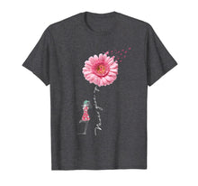 Load image into Gallery viewer, Never give up t-shirt Breast Cancer daisy flower woman T-Shirt