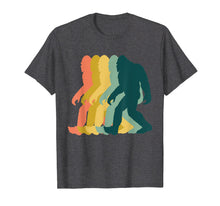 Load image into Gallery viewer, Vintage Retro 1970s Style Rainbow Bigfoot Silhouette T-Shirt