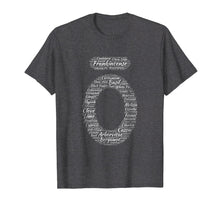 Load image into Gallery viewer, Large O Essential Oil T-shirt White Words