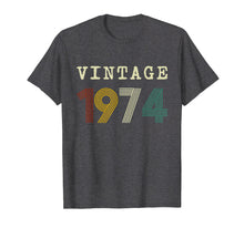 Load image into Gallery viewer, 45th Birthday Gift Retro Vintage 1974 T-Shirt Men Women