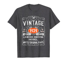 Load image into Gallery viewer, Vintage 1939 T-Shirt - 80th birthday gift shirt