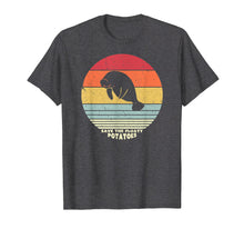 Load image into Gallery viewer, Save The Floaty Potatoes Shirt. Retro Manatees Tshirt