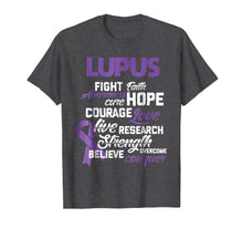 Load image into Gallery viewer, Lupus Awareness Shirts Believe Wear Purple Ribbon Gifts