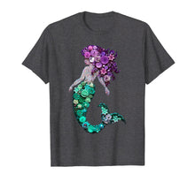 Load image into Gallery viewer, Flower Mermaid Bulk Button Funny gift T Shirt