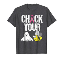 Load image into Gallery viewer, Check Your Boo Bees Shirt Funny Breast Cancer Halloween Gift