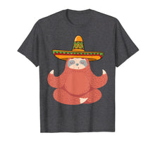 Load image into Gallery viewer, Sloth With Sombrero Mexican Fiesta Cinco De Mayo Tshirt