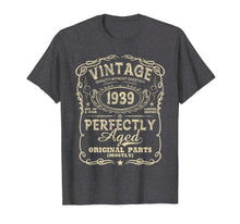 Load image into Gallery viewer, Vintage Made In 1939 T-Shirt 80th Birthday Gift