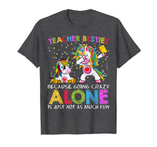 Load image into Gallery viewer, Dabbing Unicorn Cute Kawaii Teacher Besties Going Crazy Fun T-Shirt