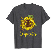Load image into Gallery viewer, Dispatcher shirt- 911 Dispatcher Sunfower T-shirt