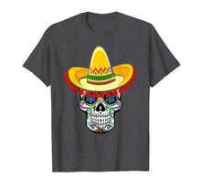 Load image into Gallery viewer, St Patrick's Day Sugar Skull Day of The Dead T-shirt Gift
