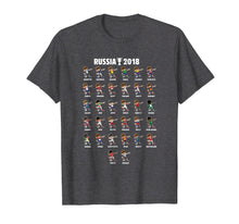 Load image into Gallery viewer, Dabbing Soccer Boys Shirt, All 32 World Teams Flags T-Shirt