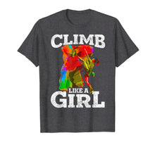 Load image into Gallery viewer, Rock Climbing Bouldering T Shirt Hiking Wall Climber Gift