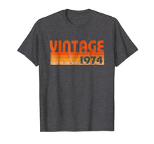 Load image into Gallery viewer, Retro Vintage 1974 T-Shirt 44 yrs old Bday 44th Birthday Tee