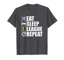 Load image into Gallery viewer, Eat Sleep League Repeat Bronze Master Challenger Shirt