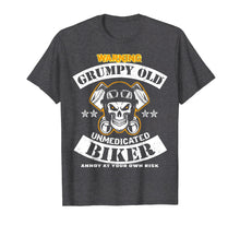 Load image into Gallery viewer, Biker Grumpy Old Unmedicated Biker Warning Custom Tshirt