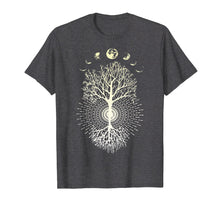 Load image into Gallery viewer, Phases of the Moon Tree Shirt