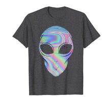 Load image into Gallery viewer, Alien Head Holographic Glow Effect T Shirt